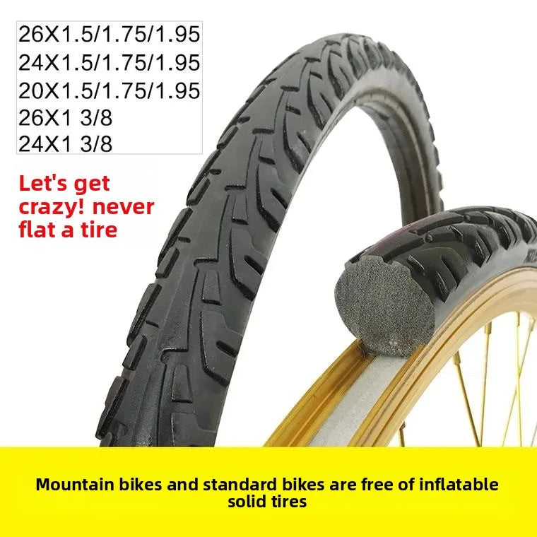 26-Inch  Tire for Bicycles 26x.95 Iatable Tire 24/26x 3/8 Bicycle  Tire with Inner Tube Cycling Equipment Acce...