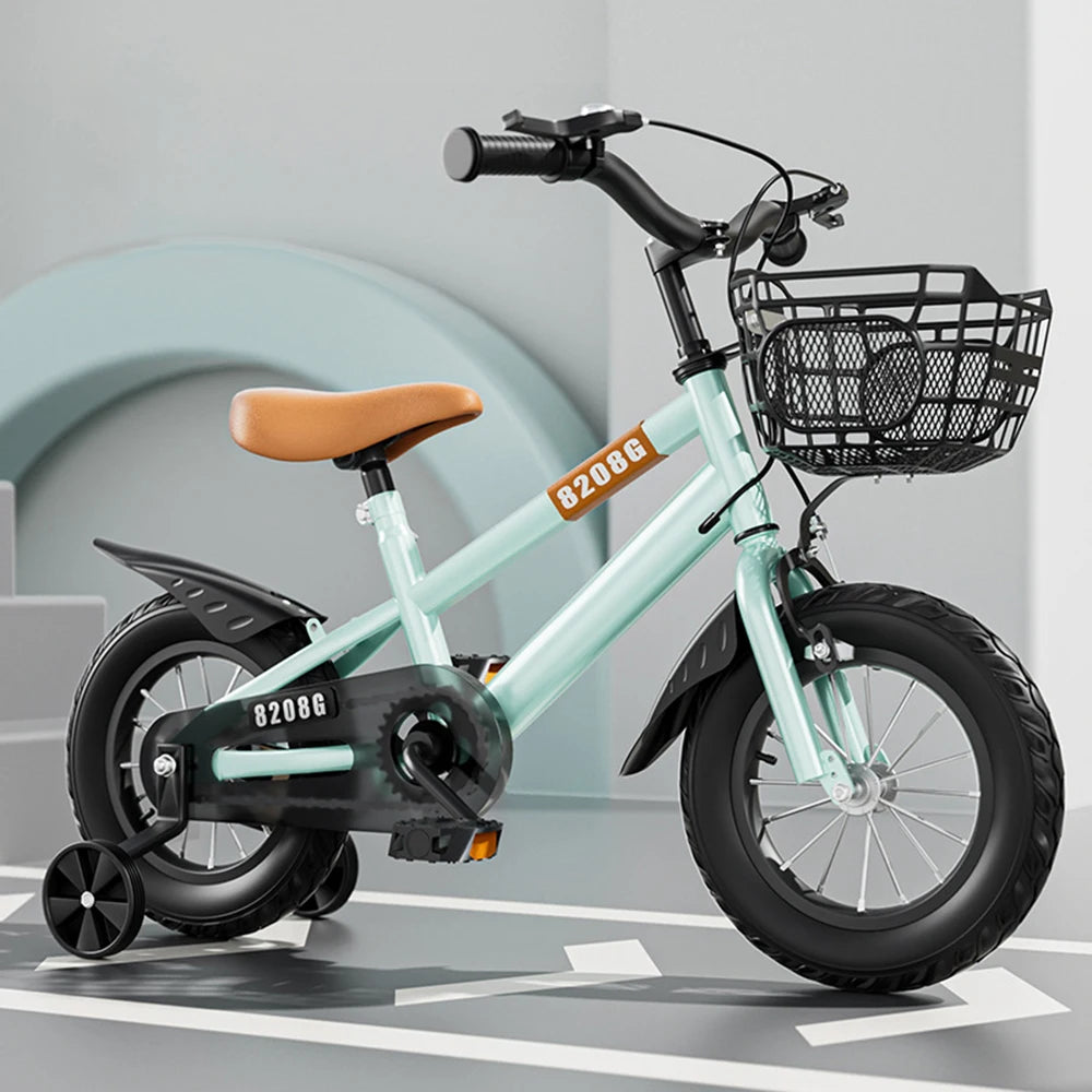 14inch 16inch Kids Bike Bicycle for Girls Ages 3-7 Years with Training Wheels Basket Kids Bicycle